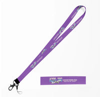 Thumbnail for Airbus A220-300 lanyard - purple