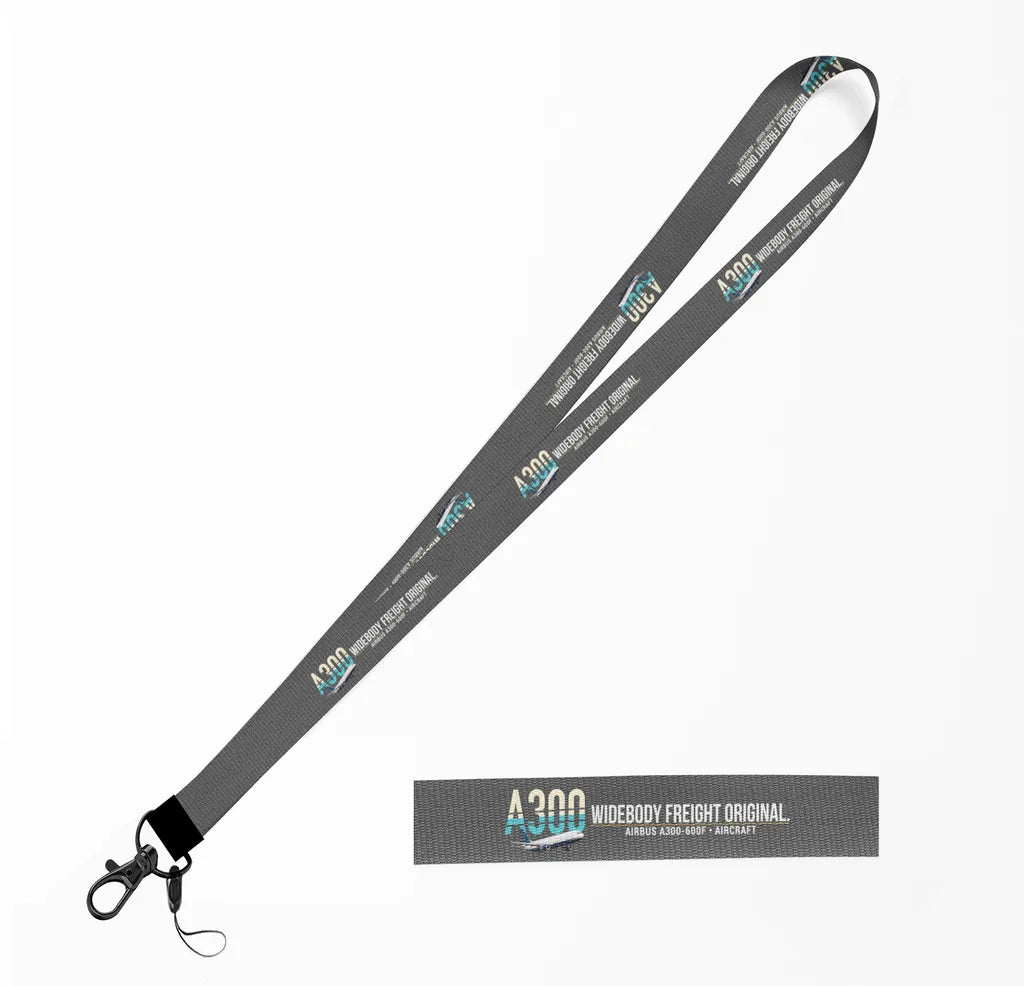 Airbus A300-600F lanyard - gray