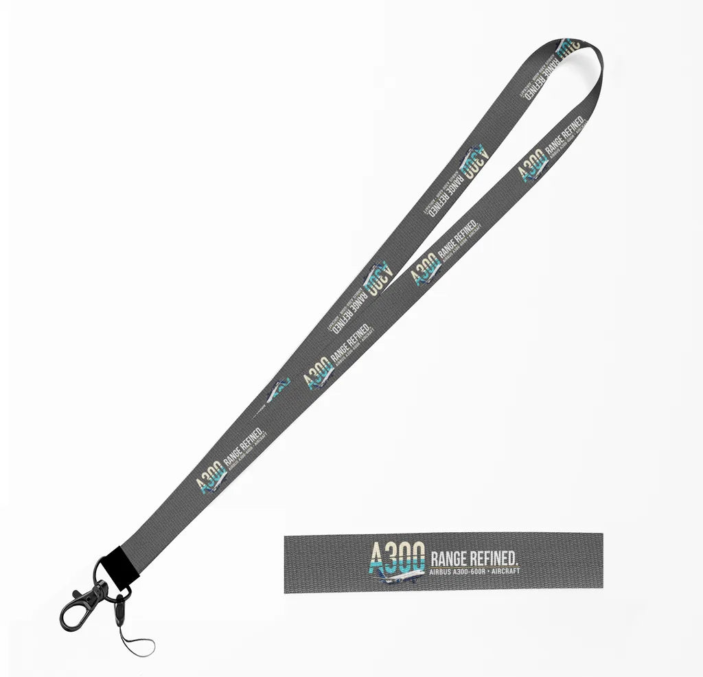 Airbus A300-600R lanyard - gray
