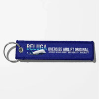 Thumbnail for Airbus A300-600ST BelugaST Aviator Key Chains - Blue