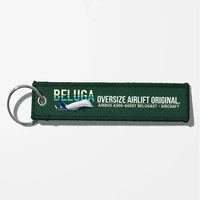 Thumbnail for Airbus A300-600ST BelugaST Aviator Key Chains - Dark Green