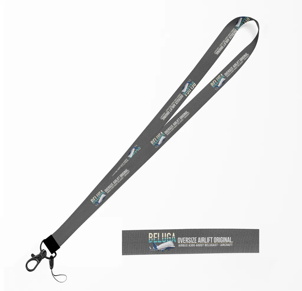 Airbus A300-600ST BelugaST lanyard - gray