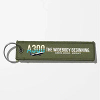 Thumbnail for Airbus A300B2 Aviator Key Chains - Green Army
