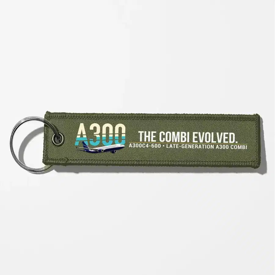 Airbus A300C4-600 Aviator Key Chains - Green Army