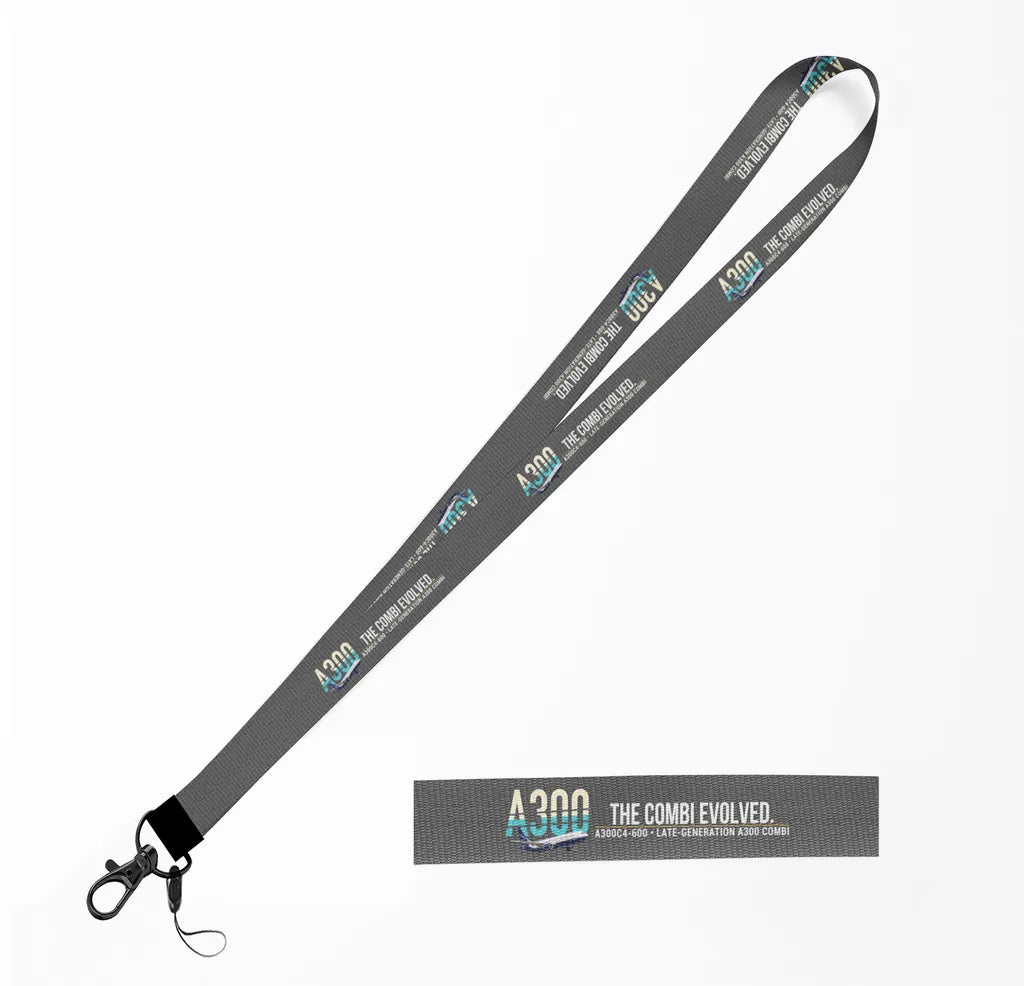 Airbus A300C4-600 lanyard - gray