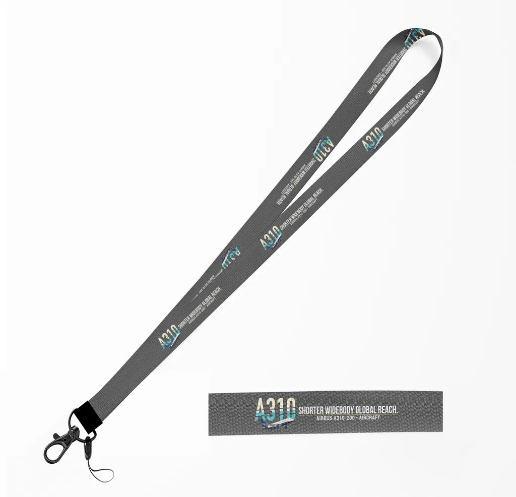 Airbus A310-200 lanyard - gray