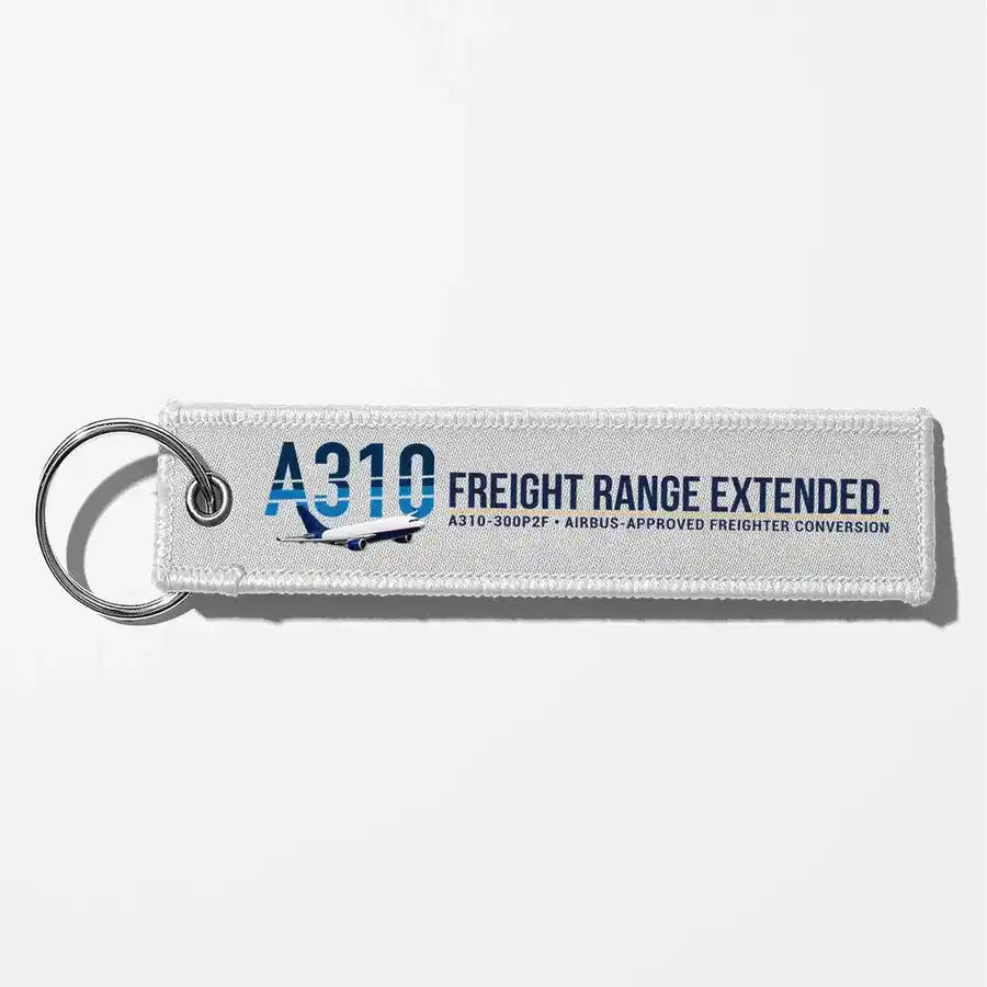 Airbus A310-300P2F Aviator Key Chains - White