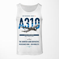 Thumbnail for Airbus A310-300 design on white tank top