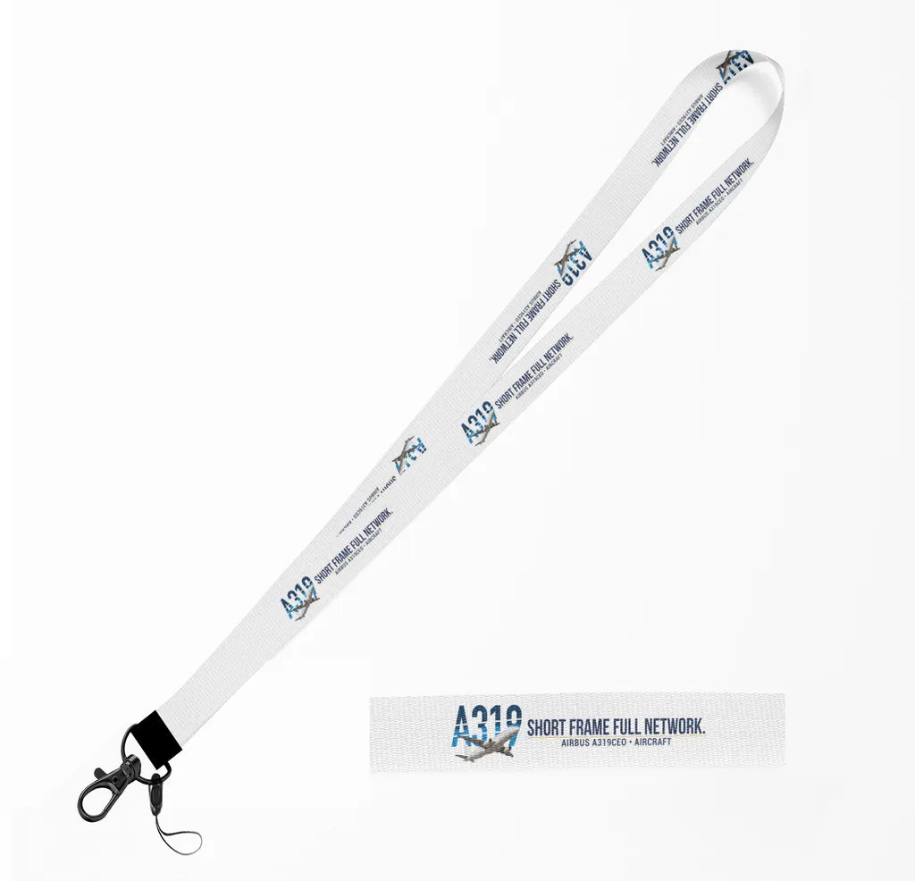 Airbus A319ceo lanyard - white