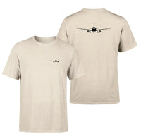 Thumbnail for Airbus A320 Silhouette design on beige double side