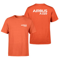Thumbnail for Airbus A320 & Text design on orange double side