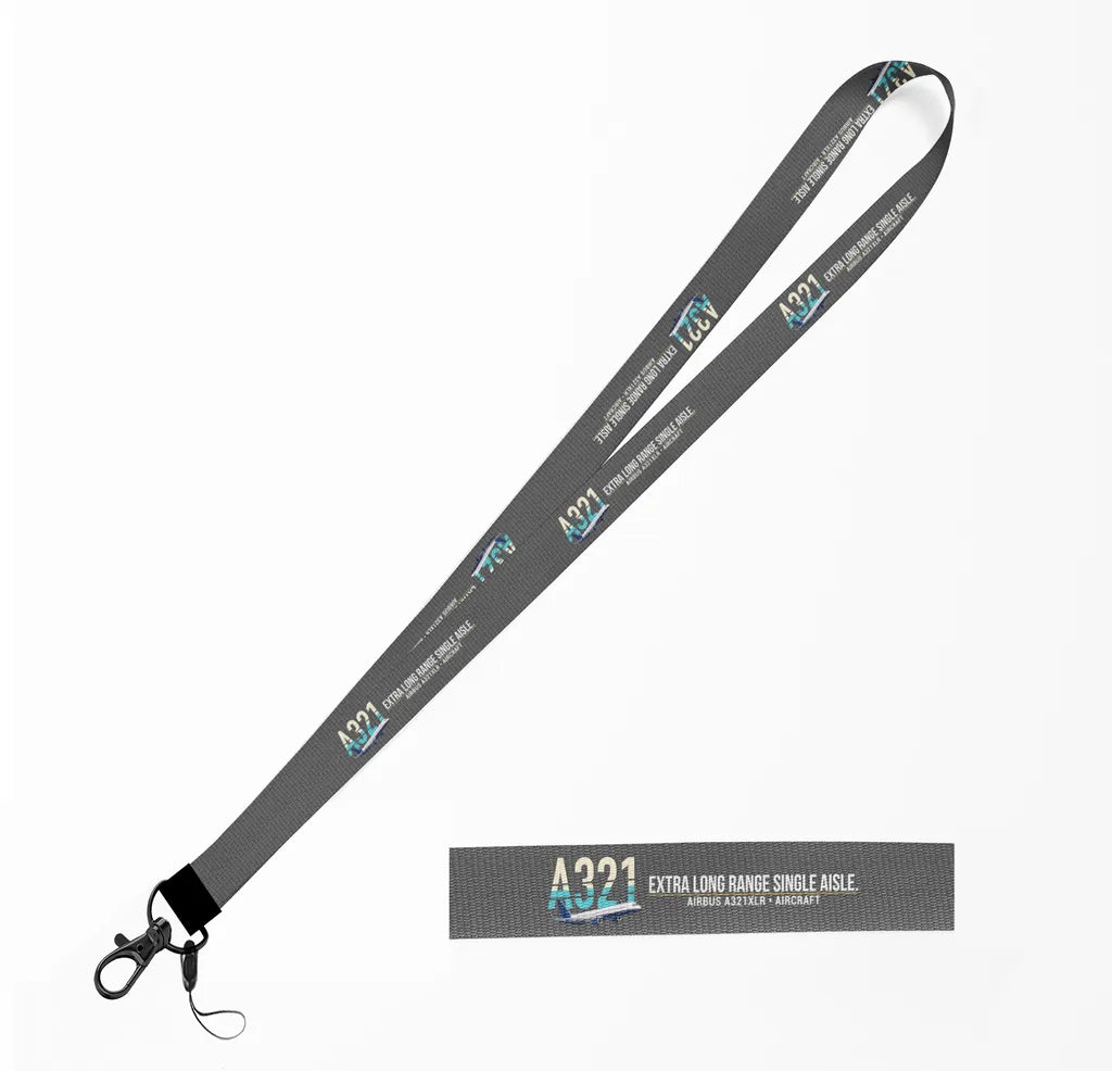 Airbus A321XLR lanyard - gray