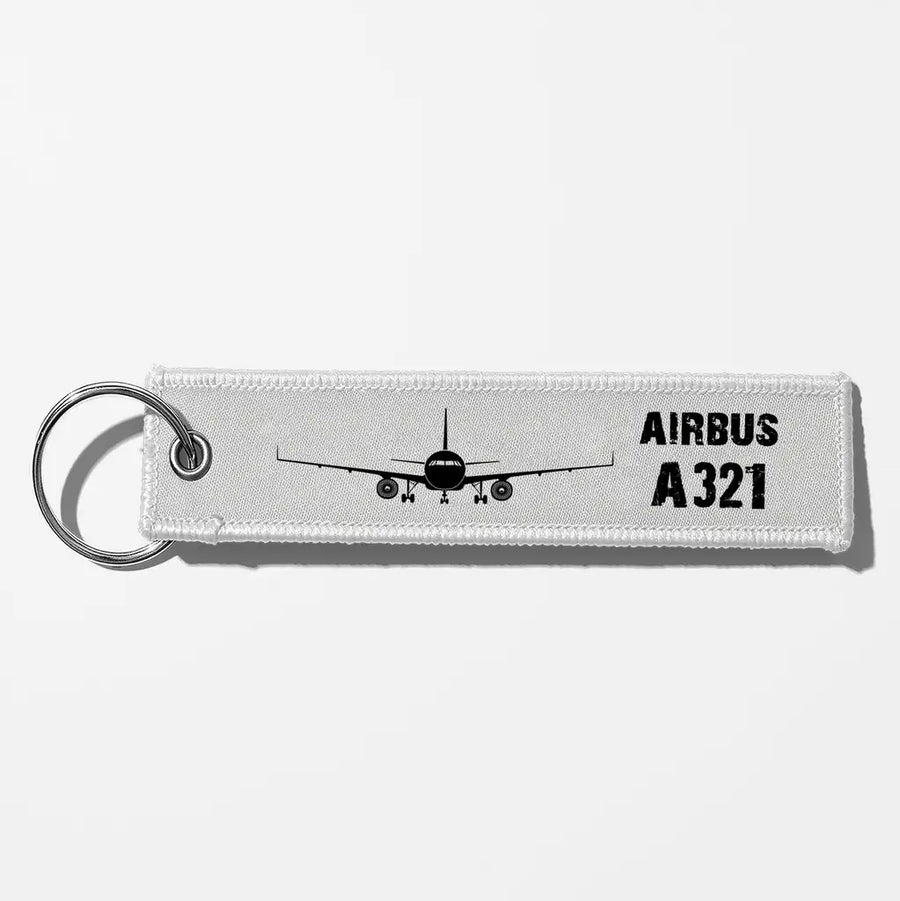 Airbus A321 & Plane Aviator Key Chains - White