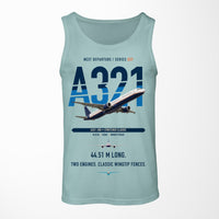 Thumbnail for Airbus A321 design on light green tank top