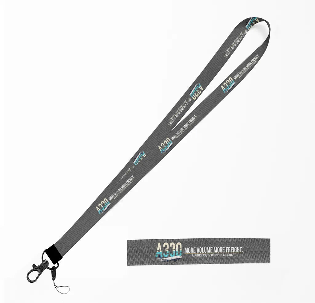 Airbus A330-300P2F lanyard - gray