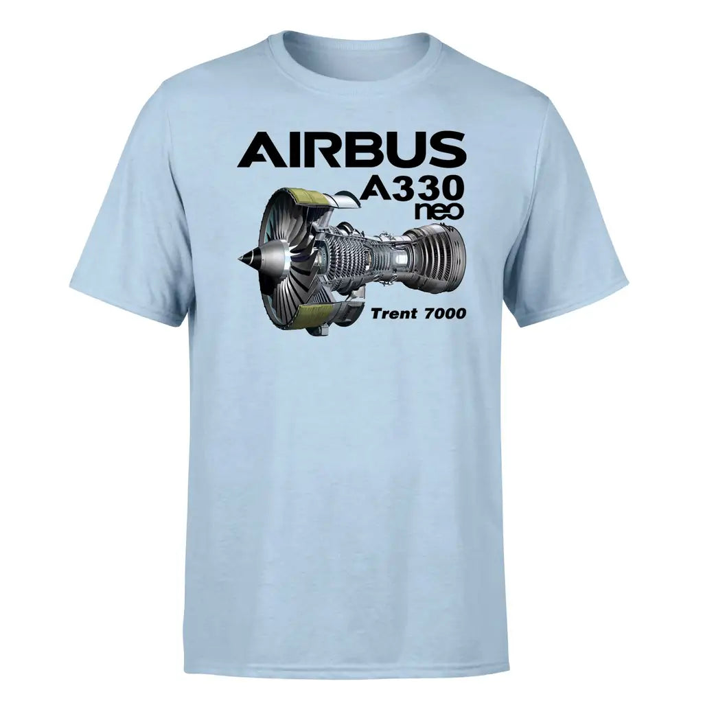 Airbus A330neo & Trent 7000 design on light blue single side