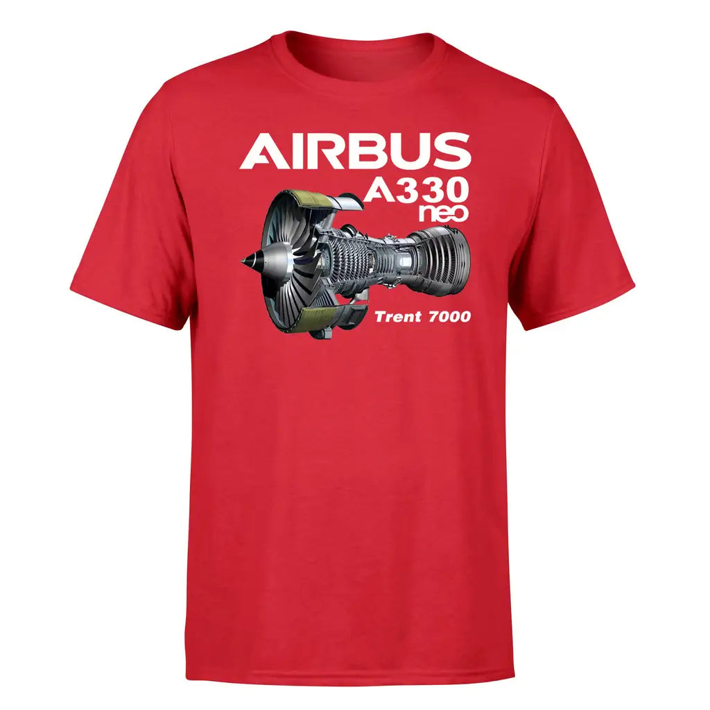Airbus A330neo & Trent 7000 design on red single side