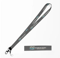Thumbnail for Airbus A340-200 lanyard - gray