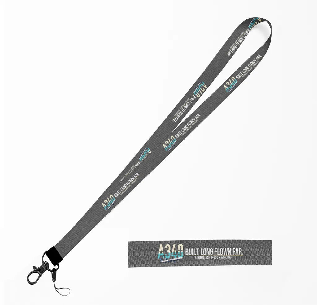 Airbus A340-600 lanyard - gray