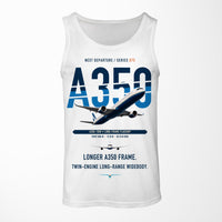 Thumbnail for Airbus A350-1000 design on white tank top