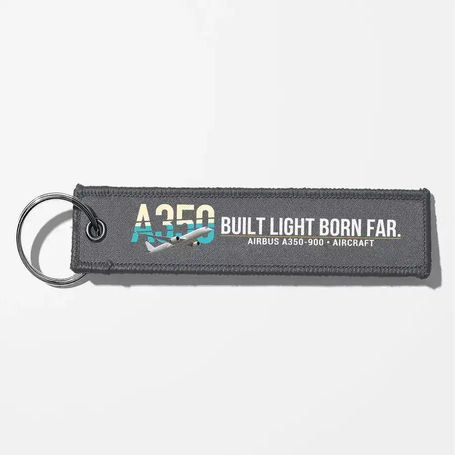 Airbus A350-900 Aviator Key Chains - Gray