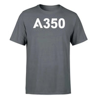 Thumbnail for Airbus A350 Flat Text design on gray single side