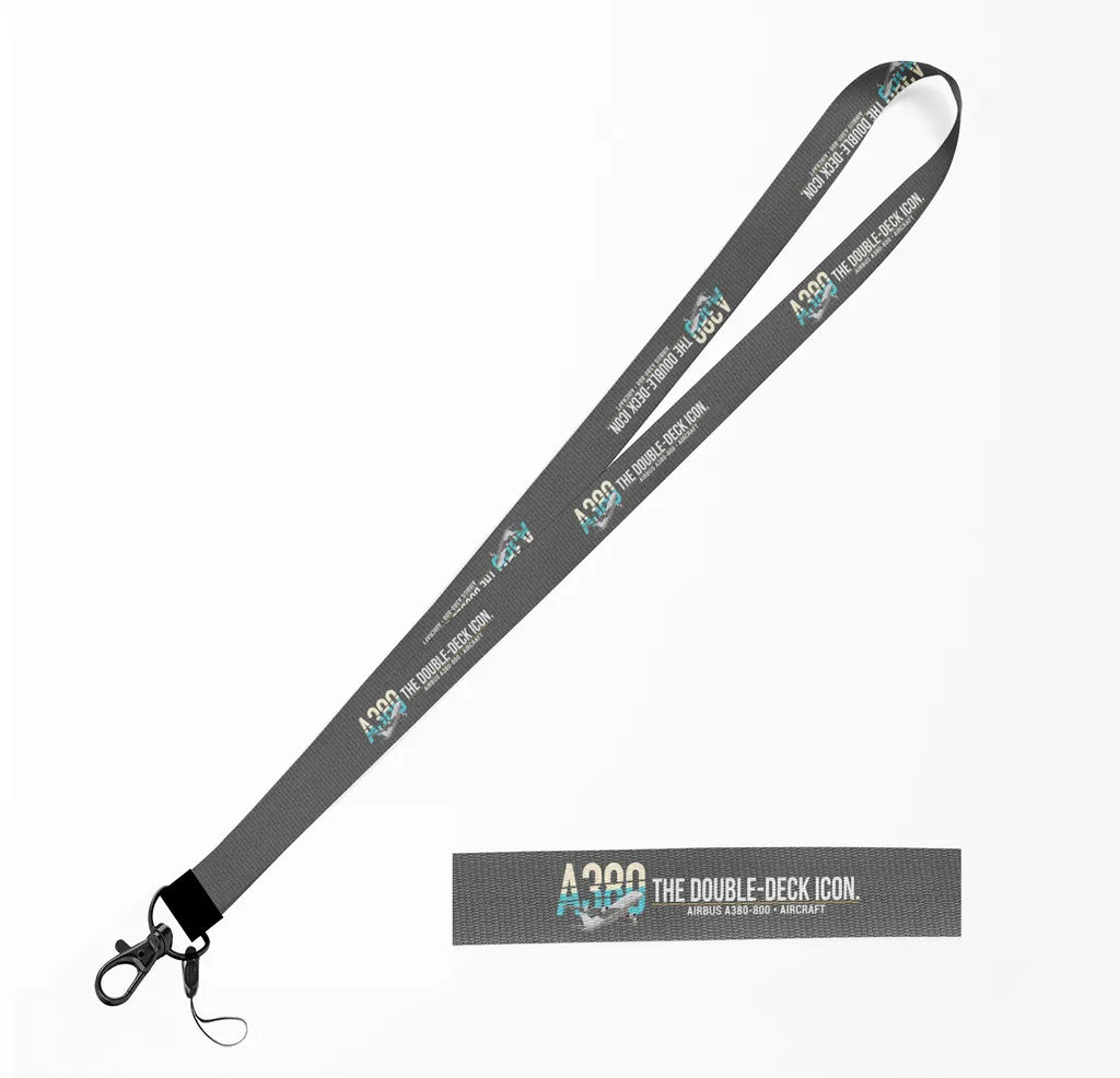 Airbus A380-800 lanyard - gray