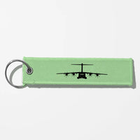 Thumbnail for Airbus A400M Silhouette Key Chains - Light Green