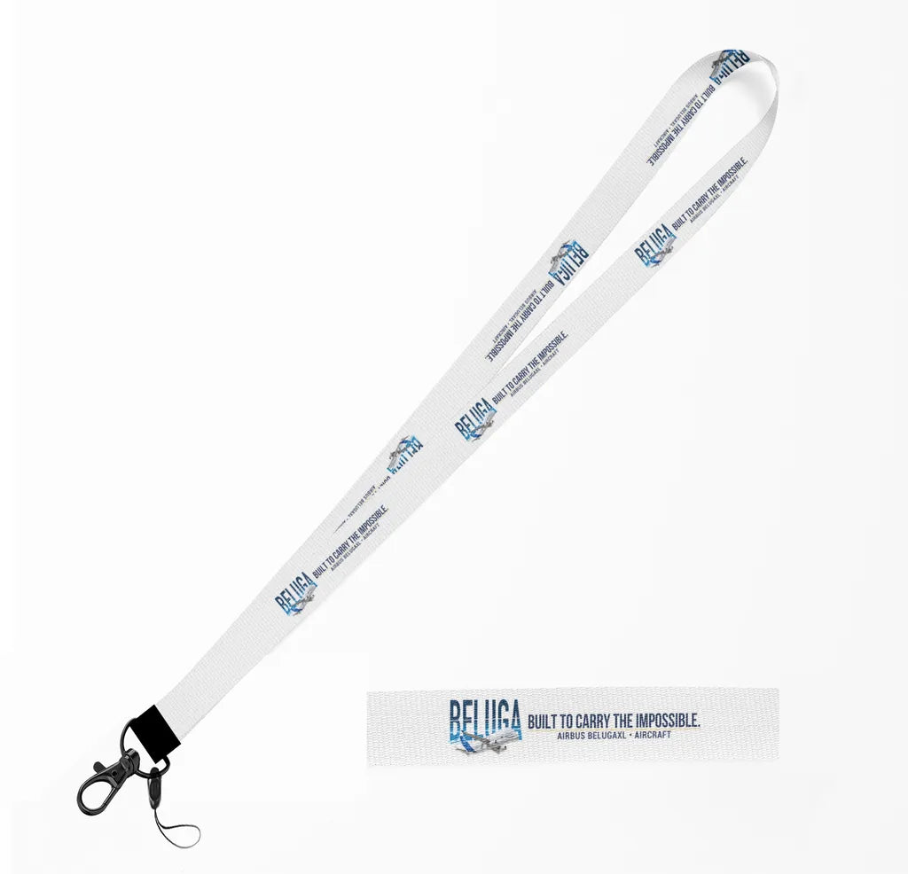 Airbus BelugaXL lanyard - white