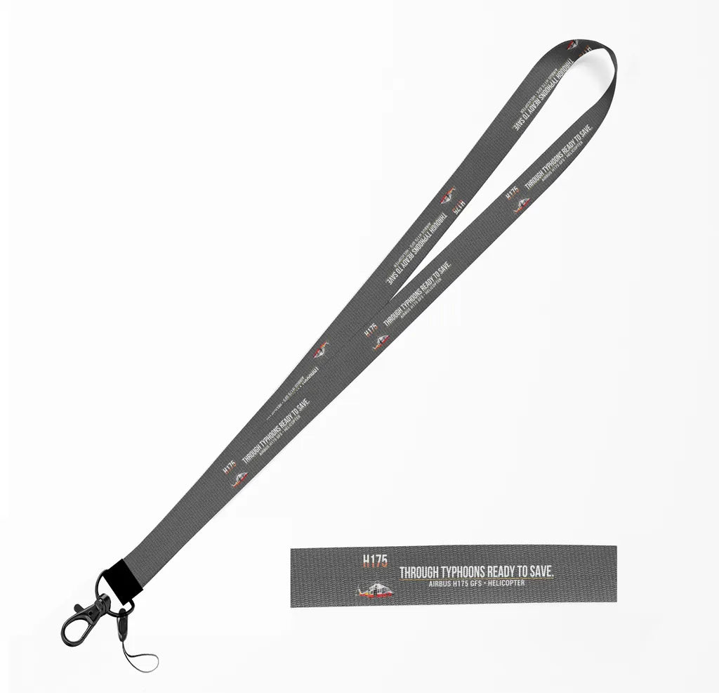Airbus H175 GFS lanyard - gray