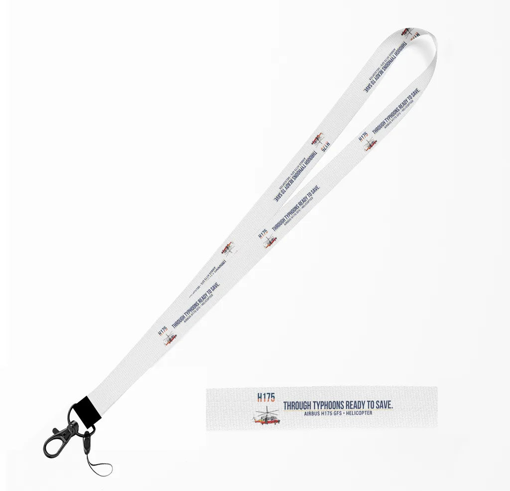 Airbus H175 GFS lanyard - white