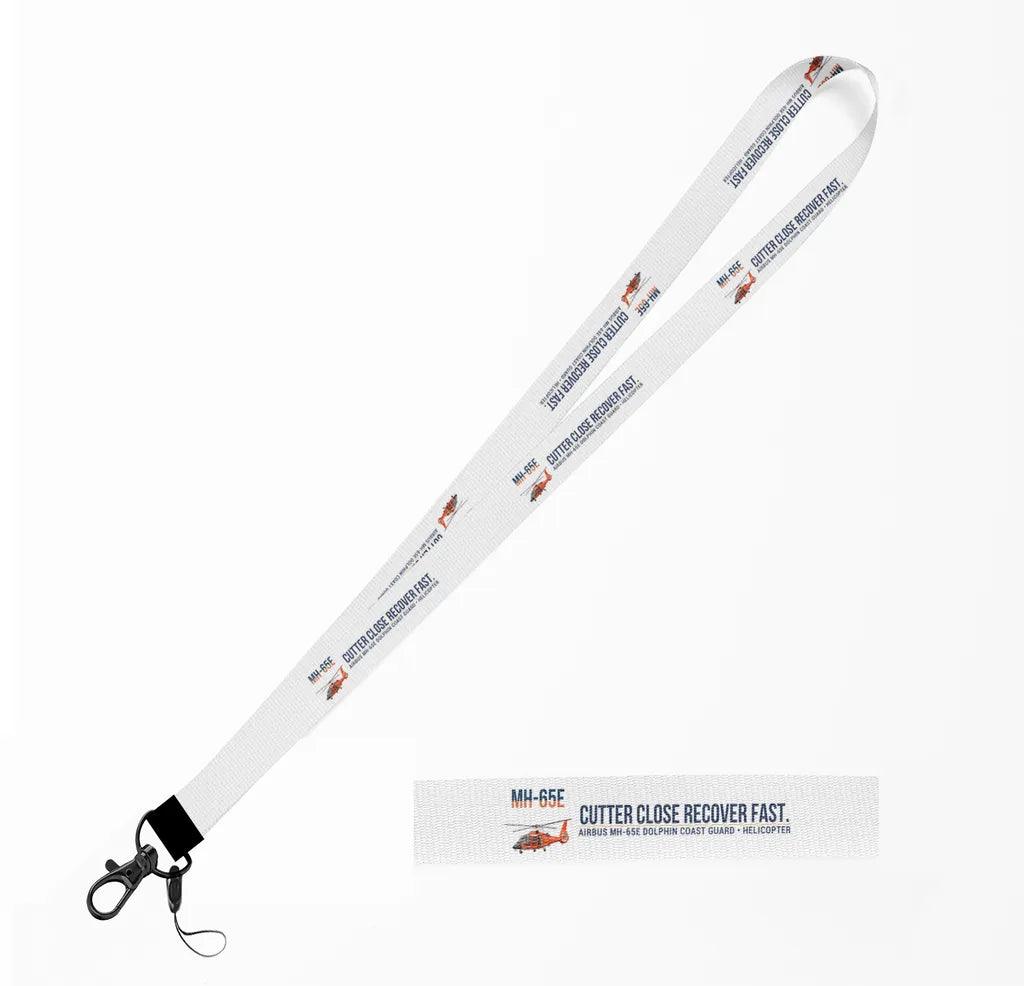 Airbus MH-65E Dolphin Coast Guard lanyard - white