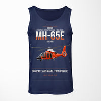 Thumbnail for Airbus MH-65E Dolphin design on dark blue tank top