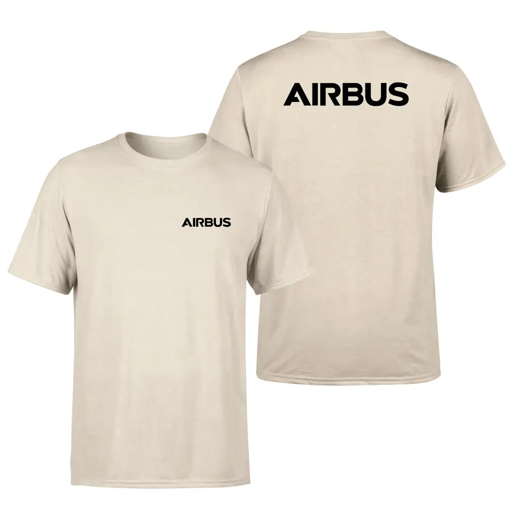 Airbus & Text design on beige double side