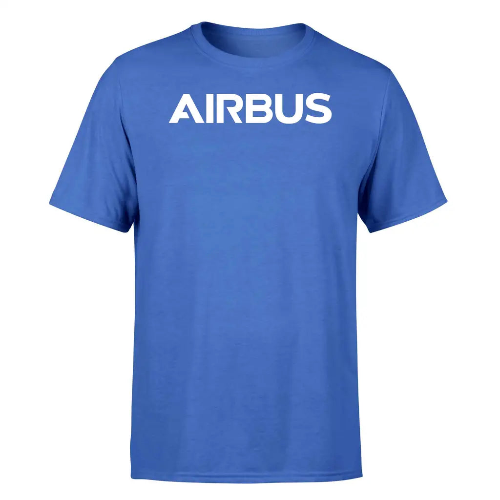 Airbus & Text design on blue single side