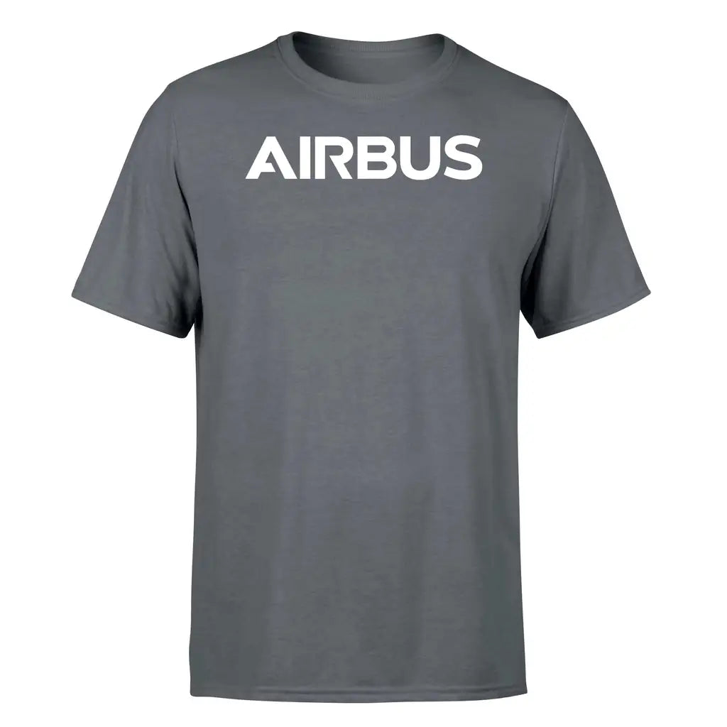 Airbus & Text design on gray single side