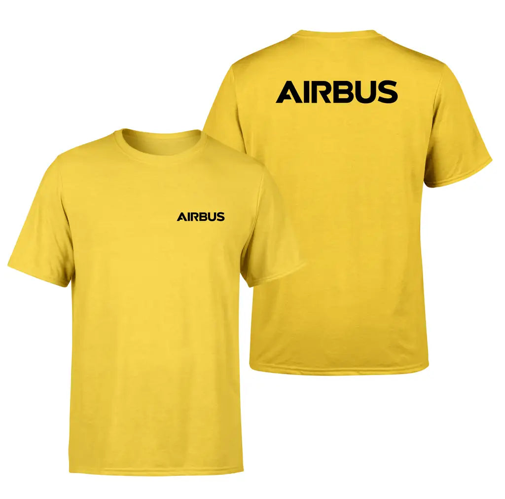 Airbus & Text design on yellow double side