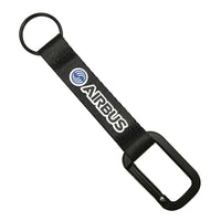 Thumbnail for Airbus & Text (Black) Designed Mountaineer Style Key Chains