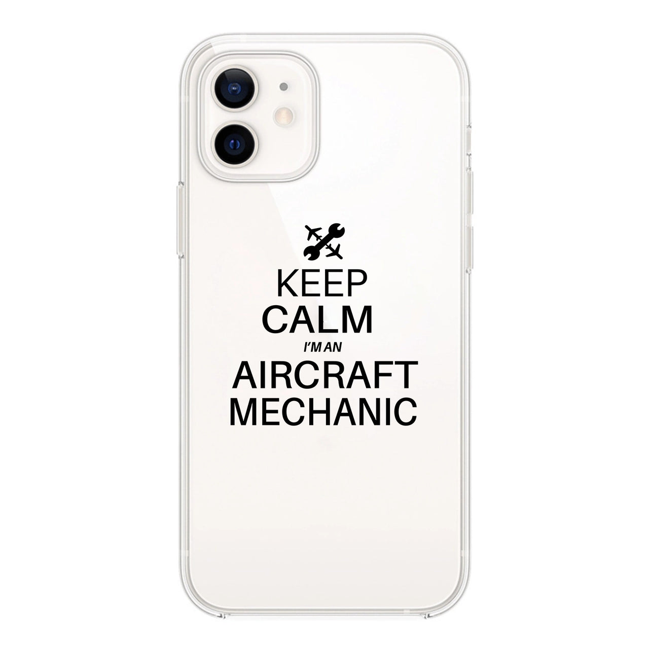 Aircraft Mechanic Designed Transparent Silicone iPhone Cases