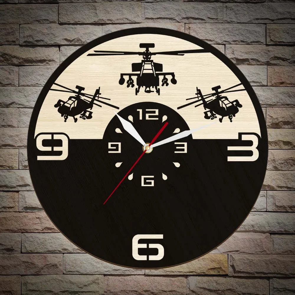 Military Fighter Designed Wall Clocks