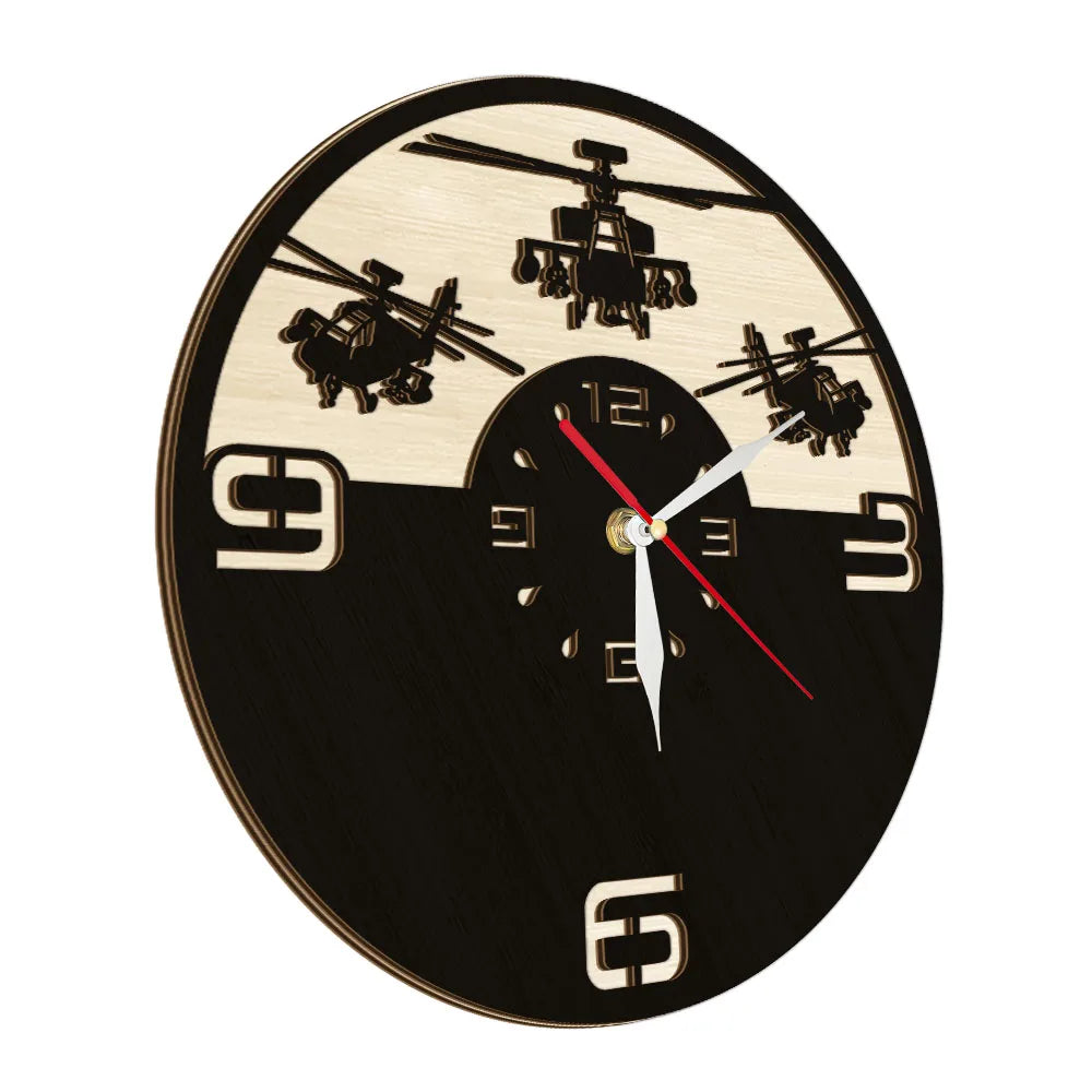 Military Fighter Designed Wall Clocks