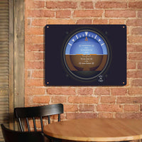 Thumbnail for Airplane Instruments-Gyro Horizon Printed Metal Sign