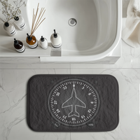 Thumbnail for Airplane Instruments-Heading Designed Bath Mats