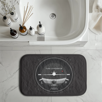 Thumbnail for Airplane Instruments-Turn Coordinator Designed Bath Mats