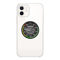 Thumbnail for Airplane Instruments (Airspeed 2) Designed Transparent Silicone iPhone Cases