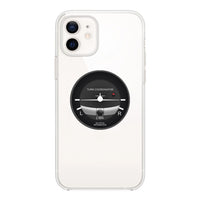 Thumbnail for Airplane Instruments (Turn Coordinator) Designed Transparent Silicone iPhone Cases