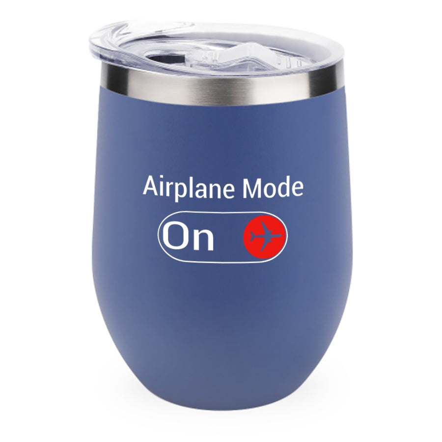 Airplane Mode On Designed 12oz Egg Cups