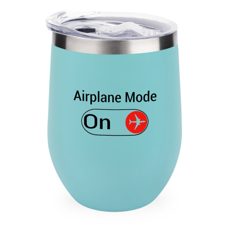 Airplane Mode On Designed 12oz Egg Cups