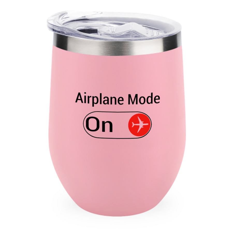 Airplane Mode On Designed 12oz Egg Cups