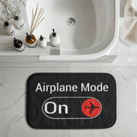 Thumbnail for Airplane Mode On Designed Bath Mats